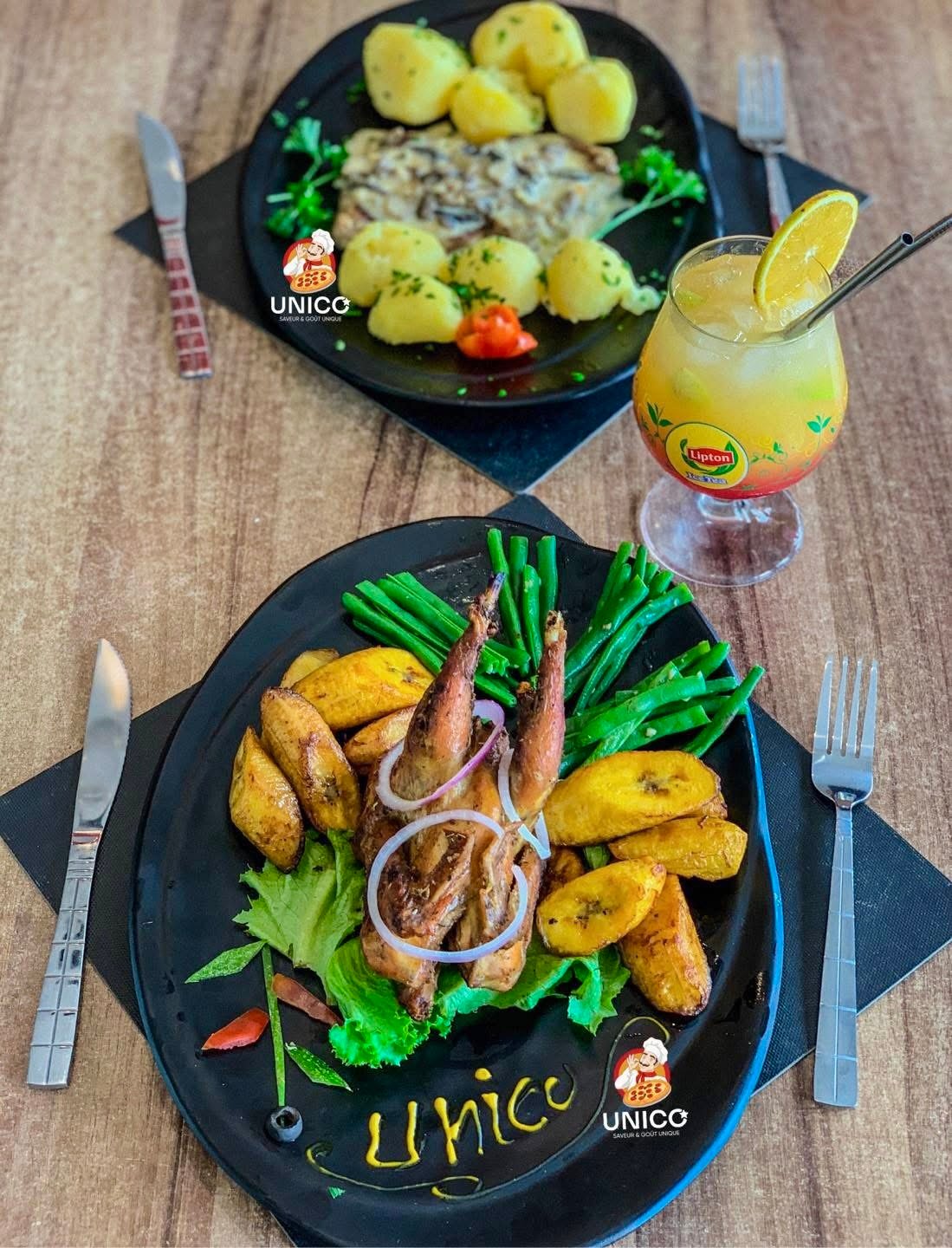 Plat gastronomique